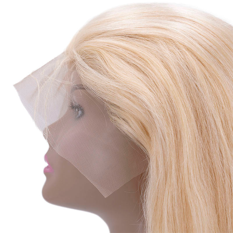 Perruque Lace Front Blonde Droite