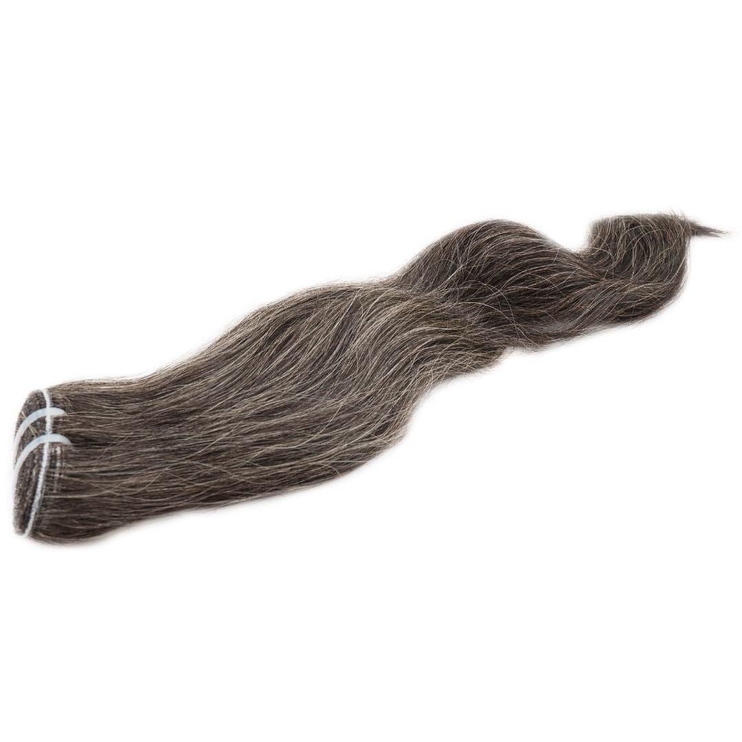 Natural Gray Hair Extensions