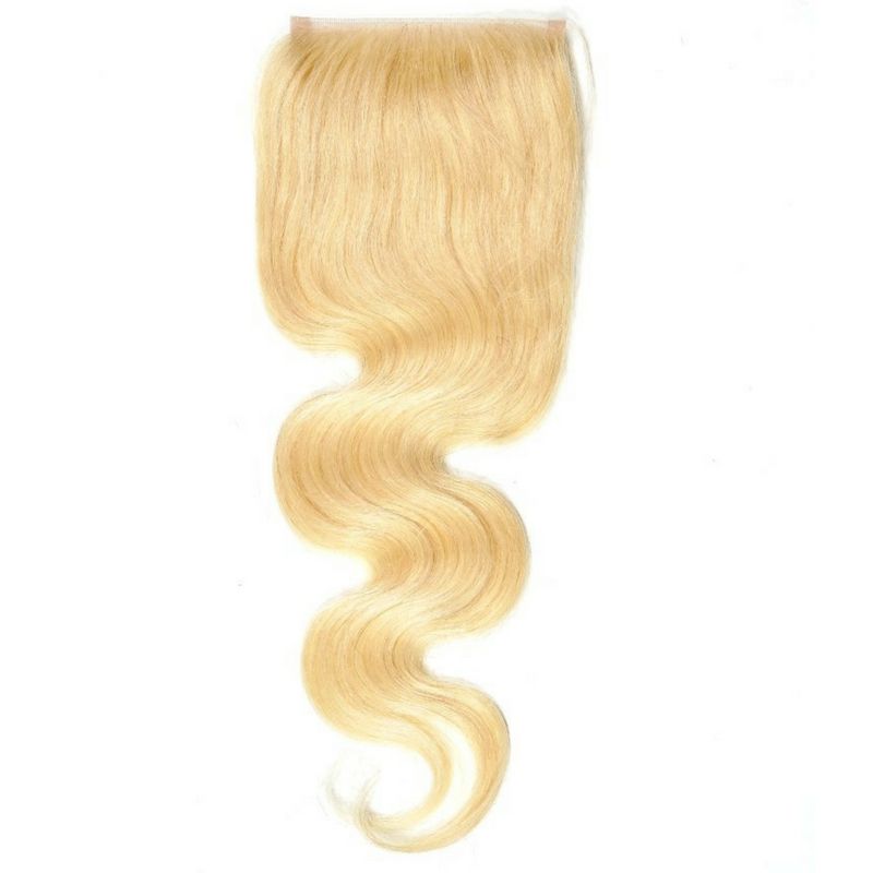 Fermeture de vague de corps blonde russe